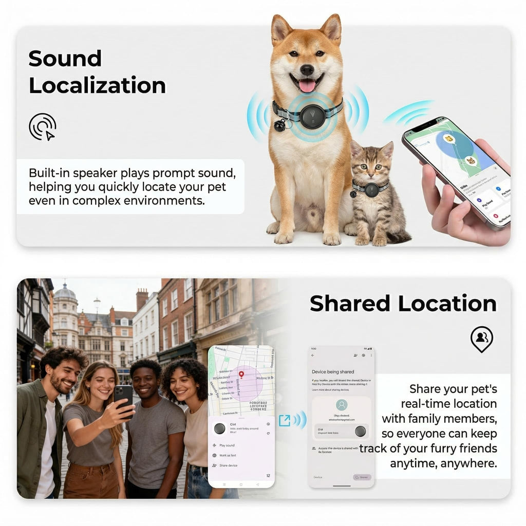 GPS Pet Tracker for Dogs & Cats H5521