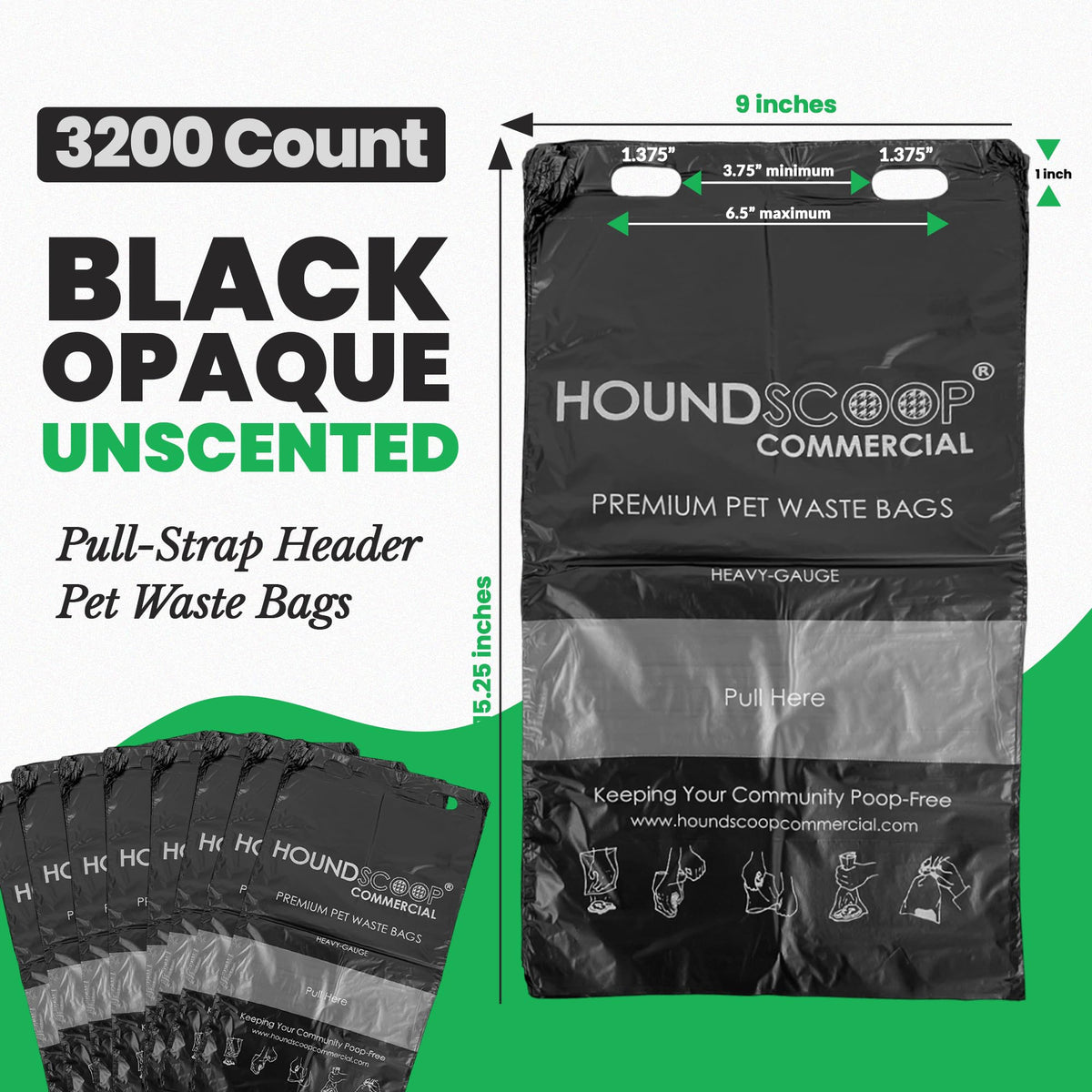 XL Pull-Strap Header Pet Waste Bags H436822