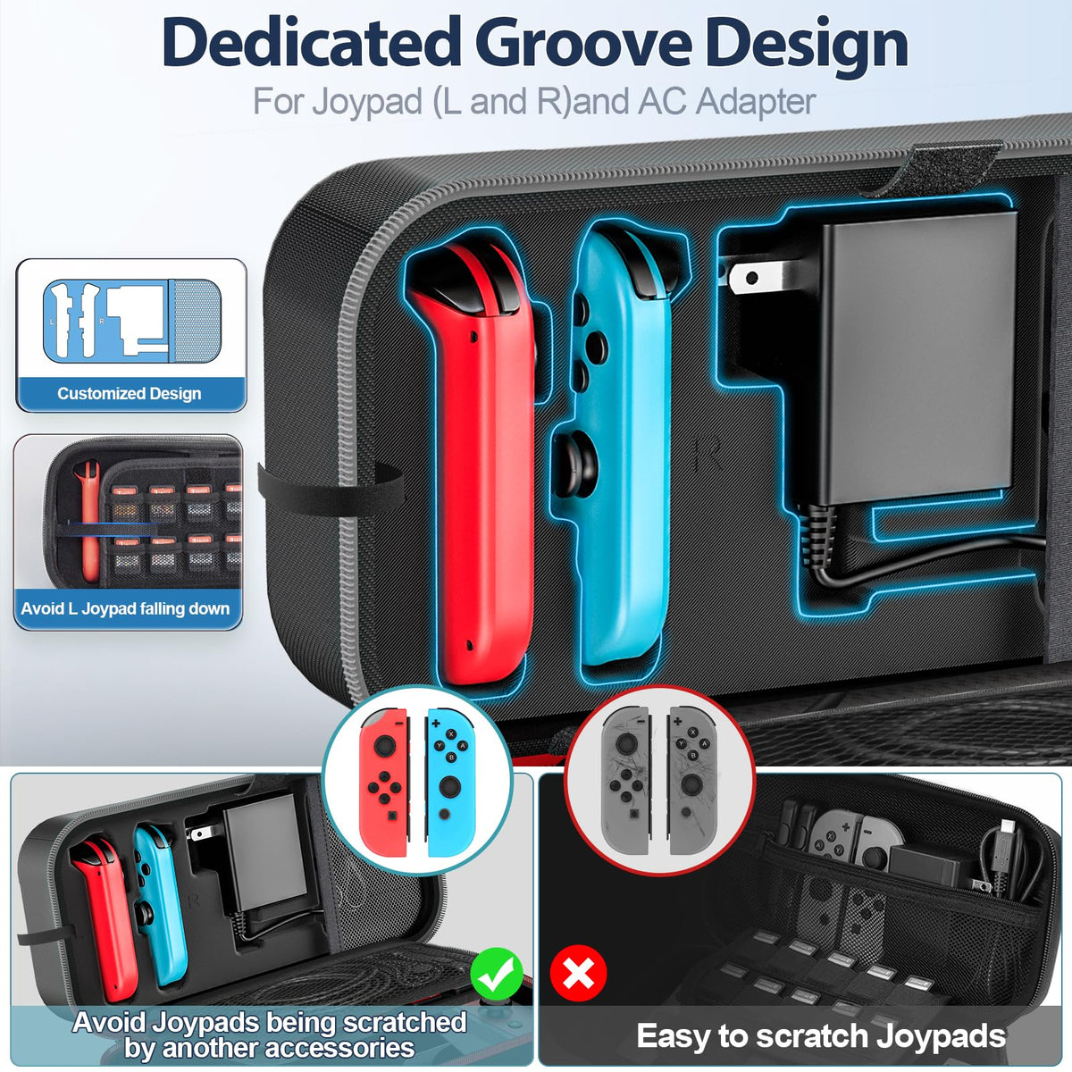 Red & Grey Portable Carrying Case V590590