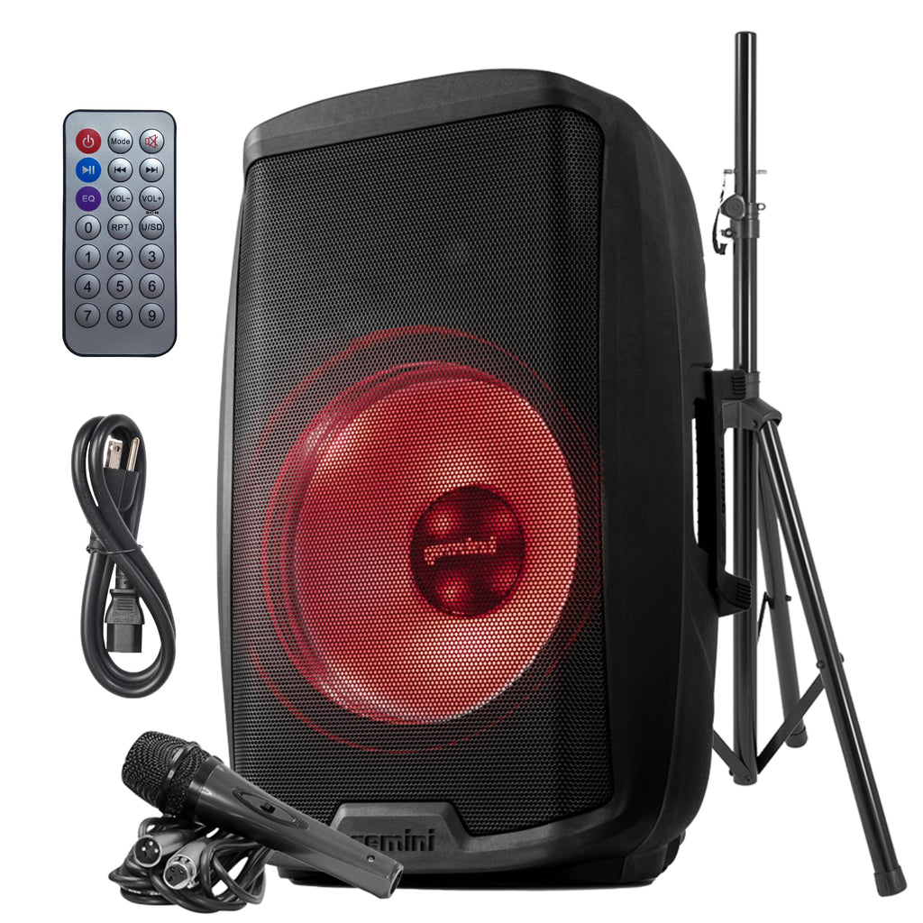 15" PA Speaker & Stand, 1000 Watts Z269