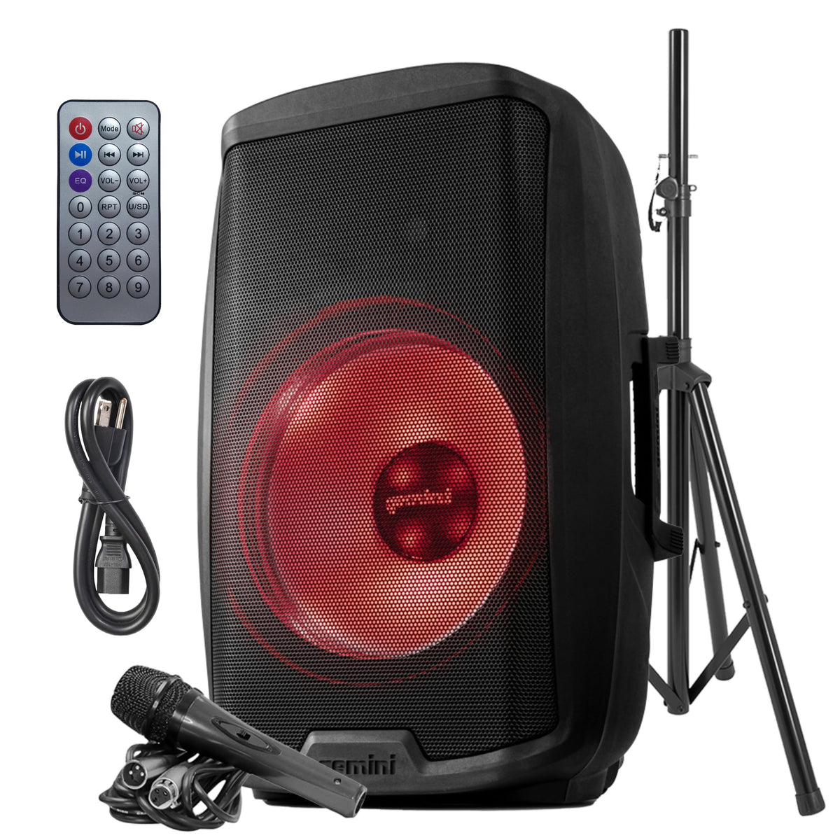 15" PA Speaker & Stand, 1000 Watts Z269