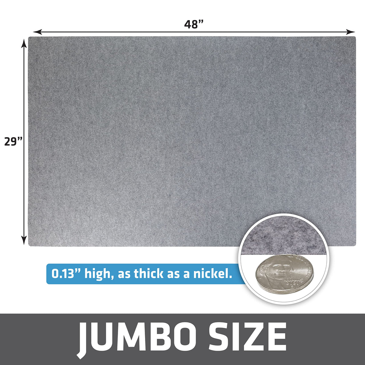 Waterproof Non-Slip Washable Dog Crate Mat Liner 29"x48" I486084